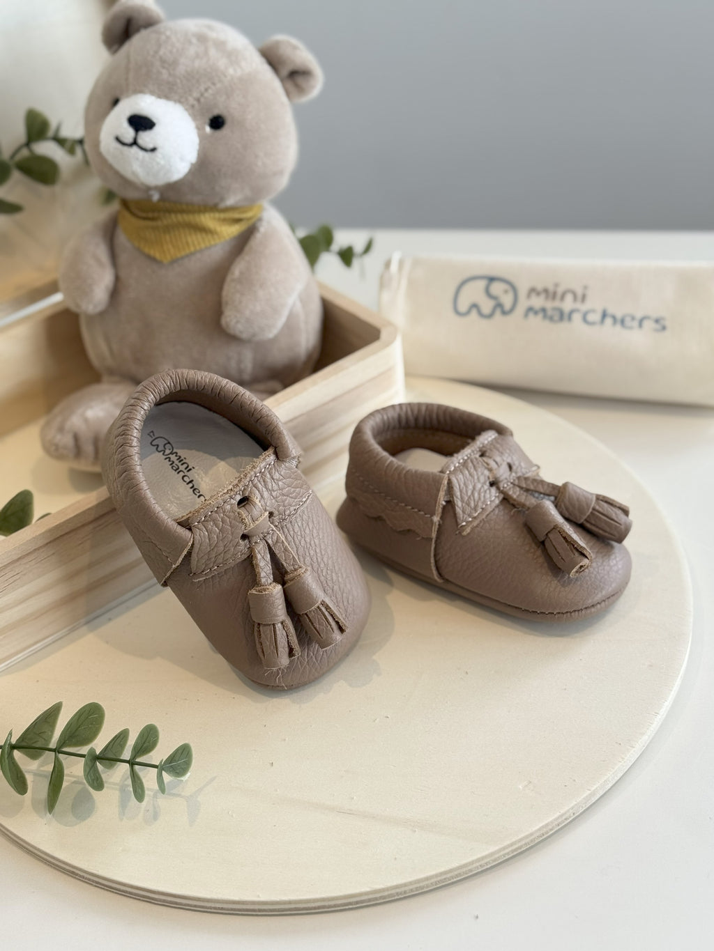 Brown Tassel Moccasins