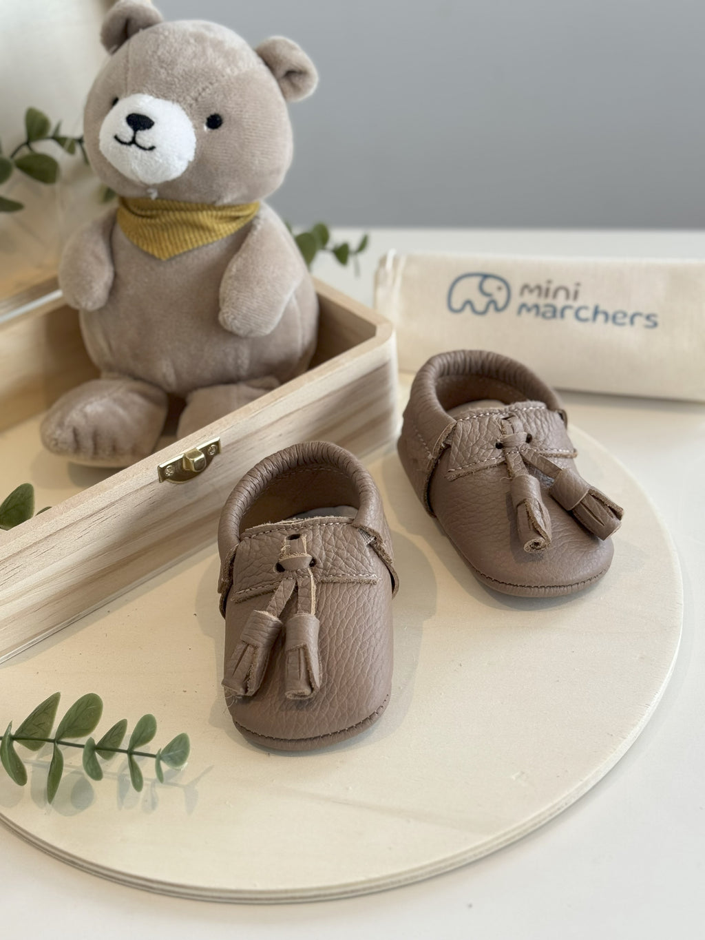 Brown Tassel Moccasins