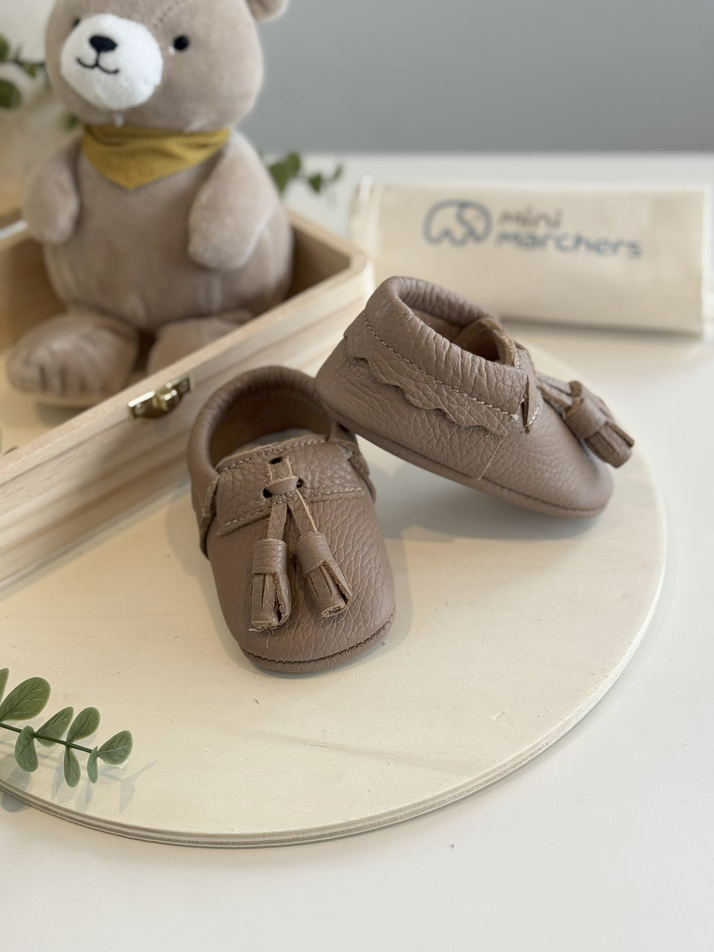 Brown Tassel Moccasins