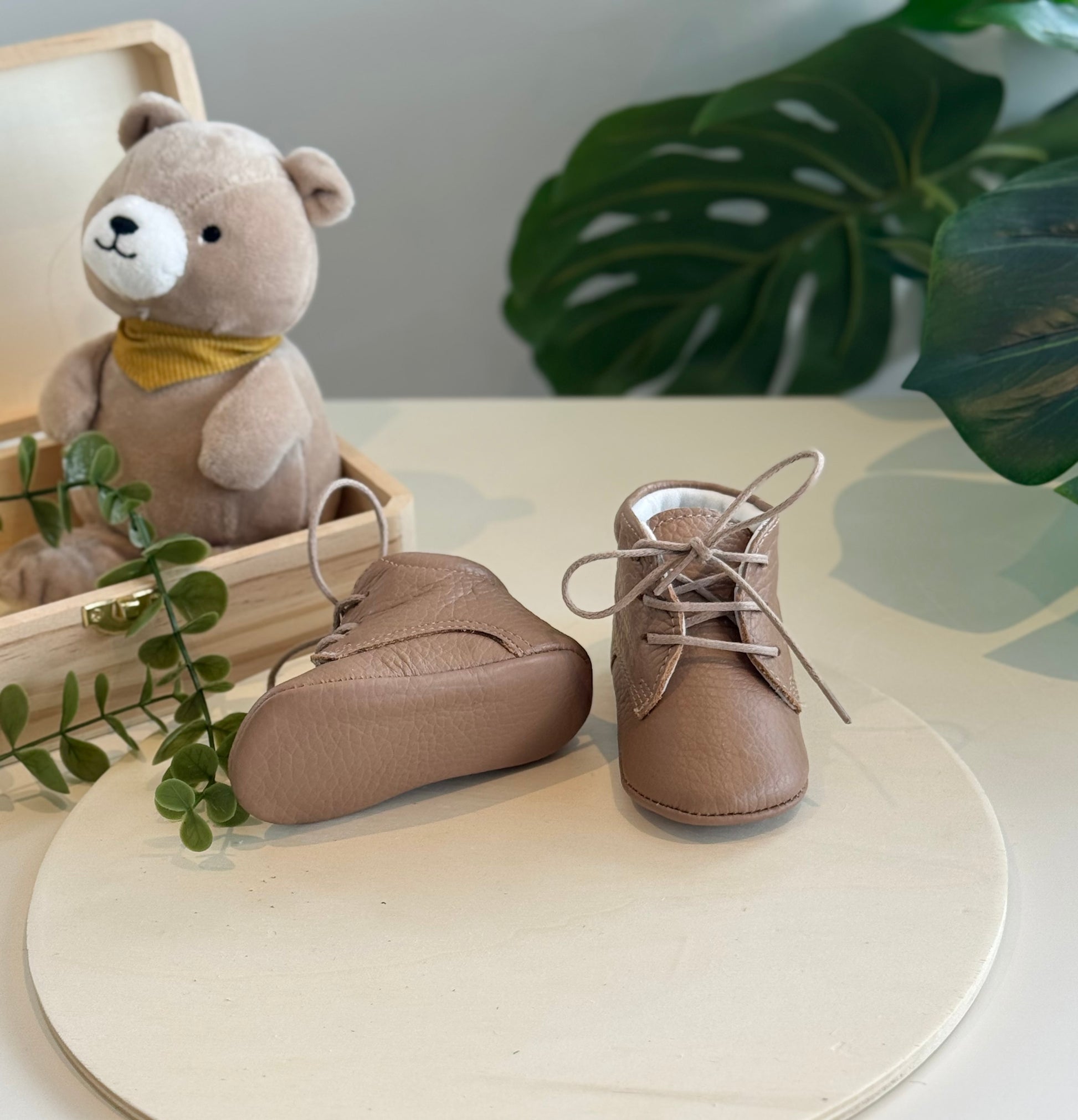Brown Softstep Baby Boots